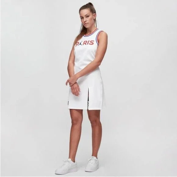 Nike WMNS PARIS SAINT-GERMAIN WOMEN'S DRESS Size Extra Small NWT Red White Blue - Picture 3 of 16